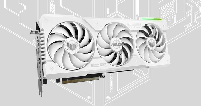 华硕纯白信仰军工电竞 TUF GAMING 4070Ti WHITE显卡